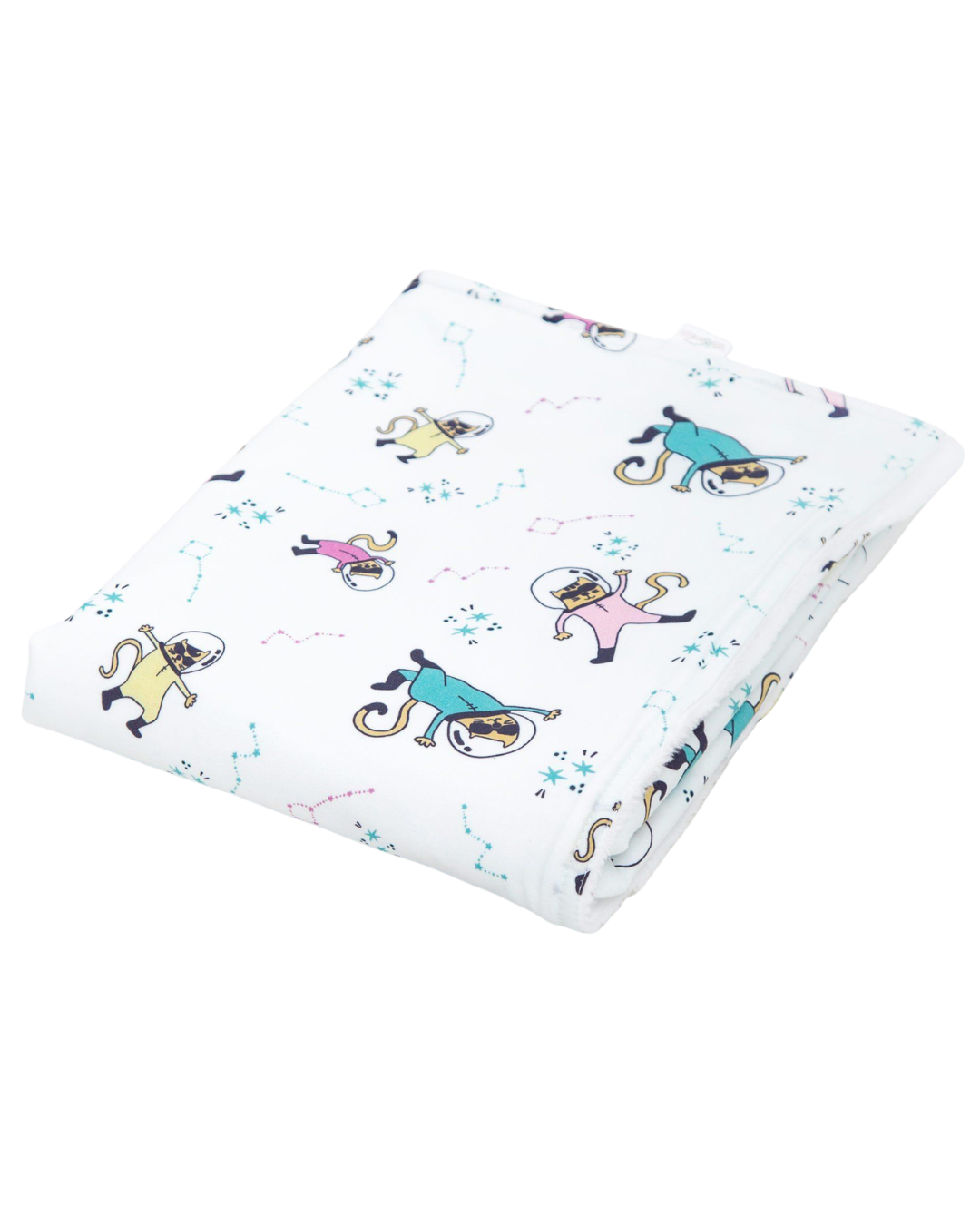 Manta Petita amb Estampat 100x65 cm Cosmic Cats - imagen 4