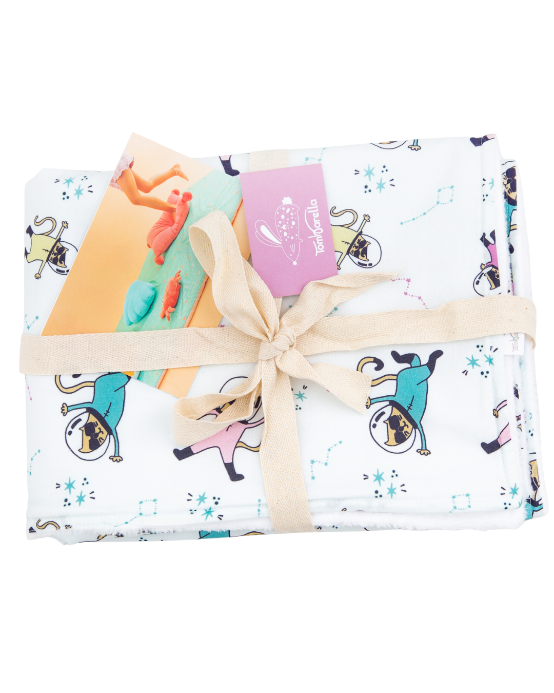Manta Petita amb Estampat 100x65 cm Cosmic Cats - imagen 3