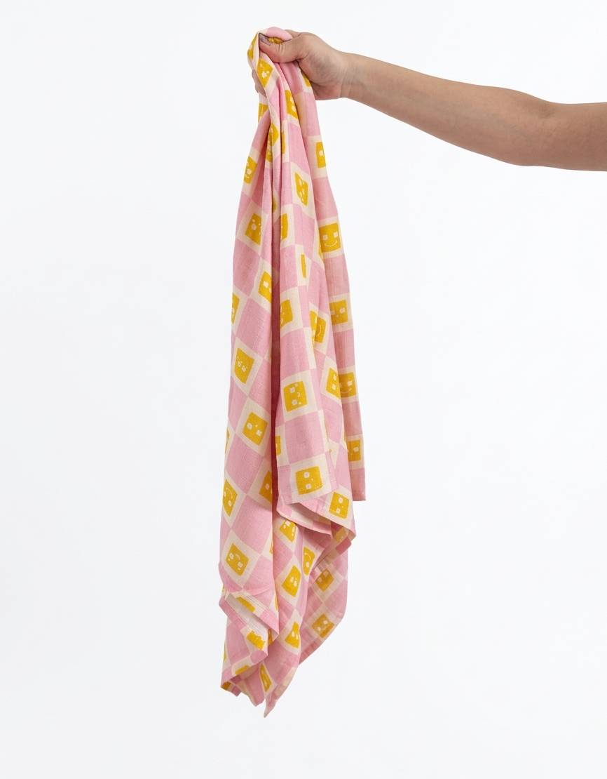 Muselina Pink Chess